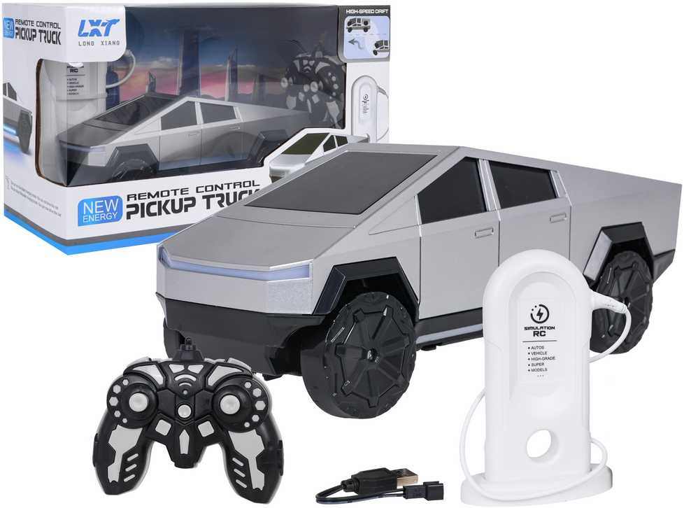 Roger Csl Computer R/C Auto TRACK Sidabrinis + Įkrovimo stotelė