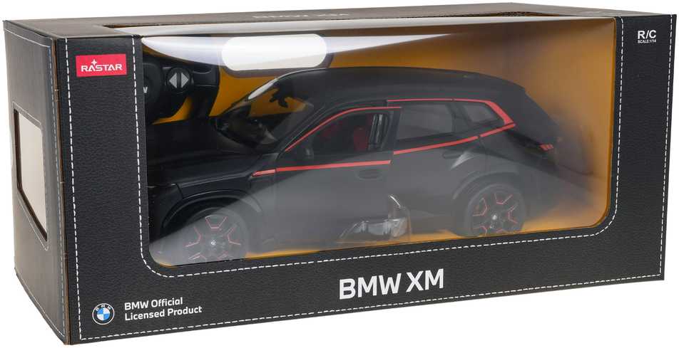 Autko R/C 1:14 BMW XM Juodas RASTAR