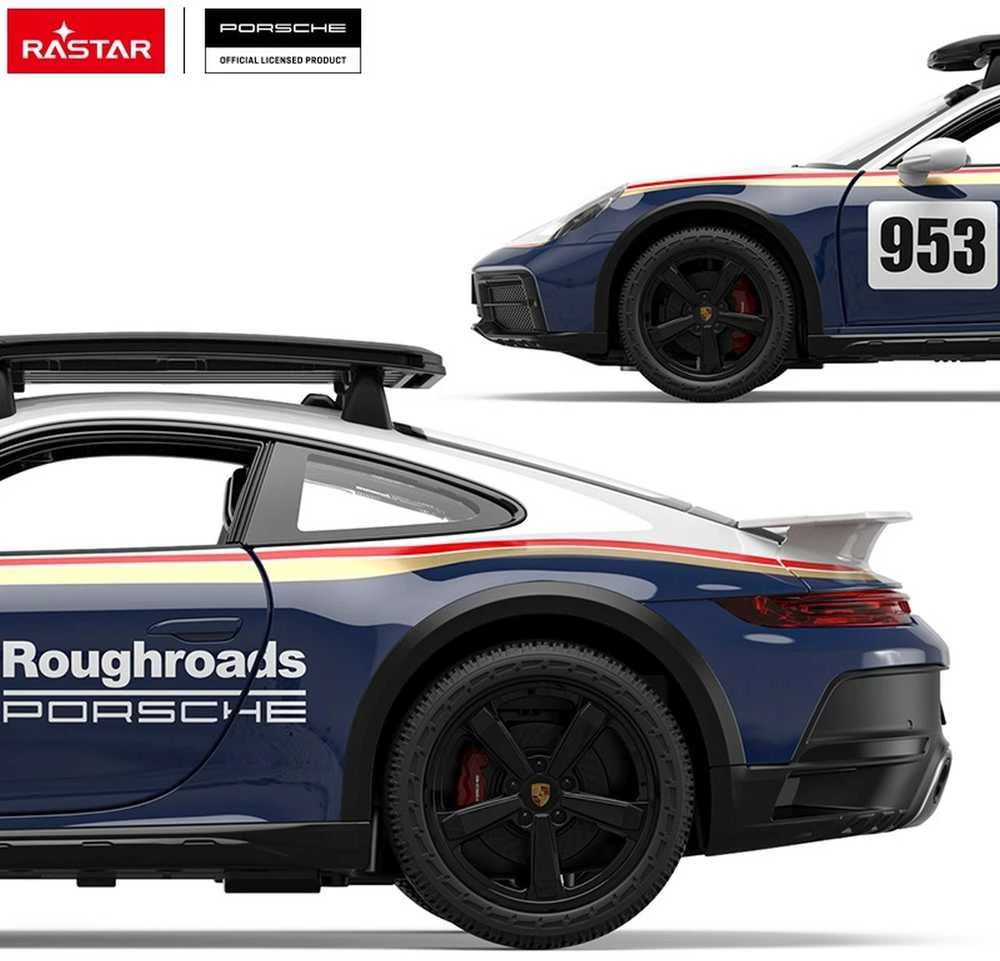 RASTAR R/C 1:14 valdomas automodelis Porsche 911 Dakar Performance, 10131