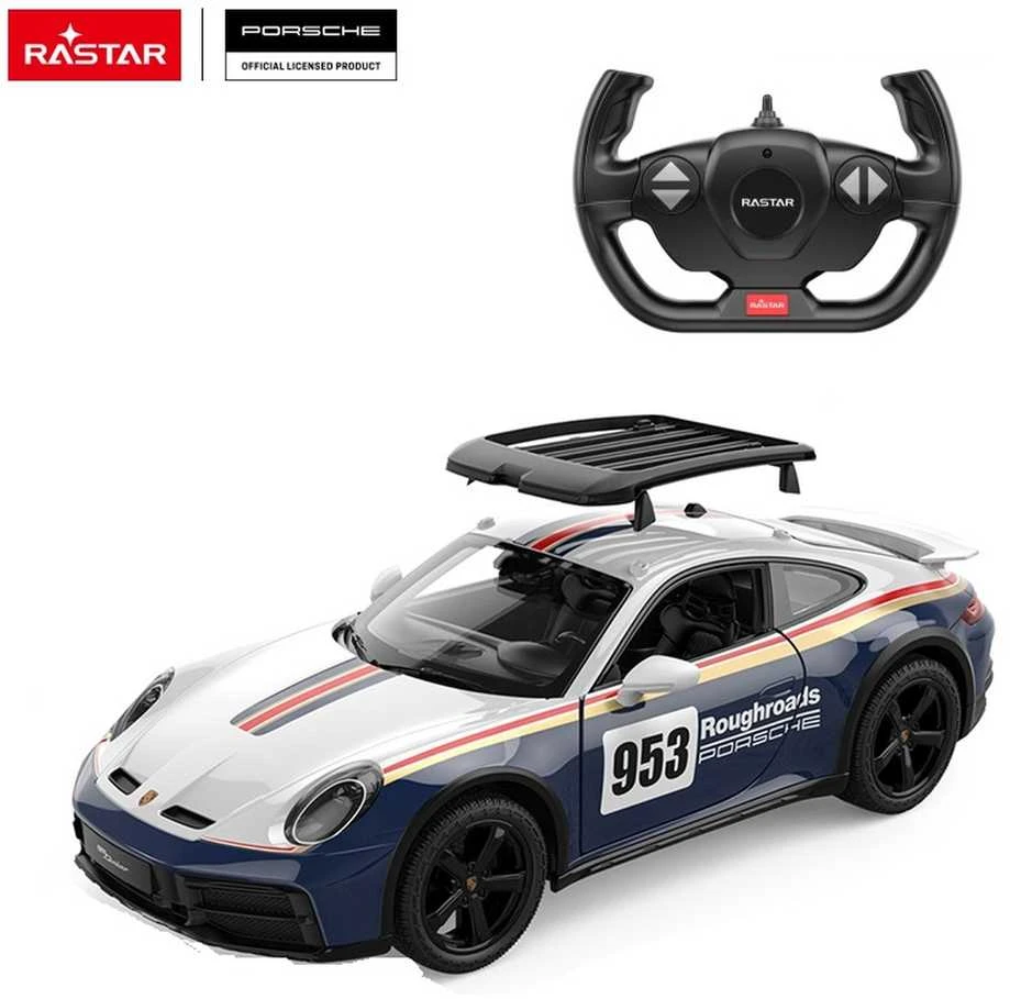 RASTAR R/C 1:14 valdomas automodelis Porsche 911 Dakar Performance, 10131