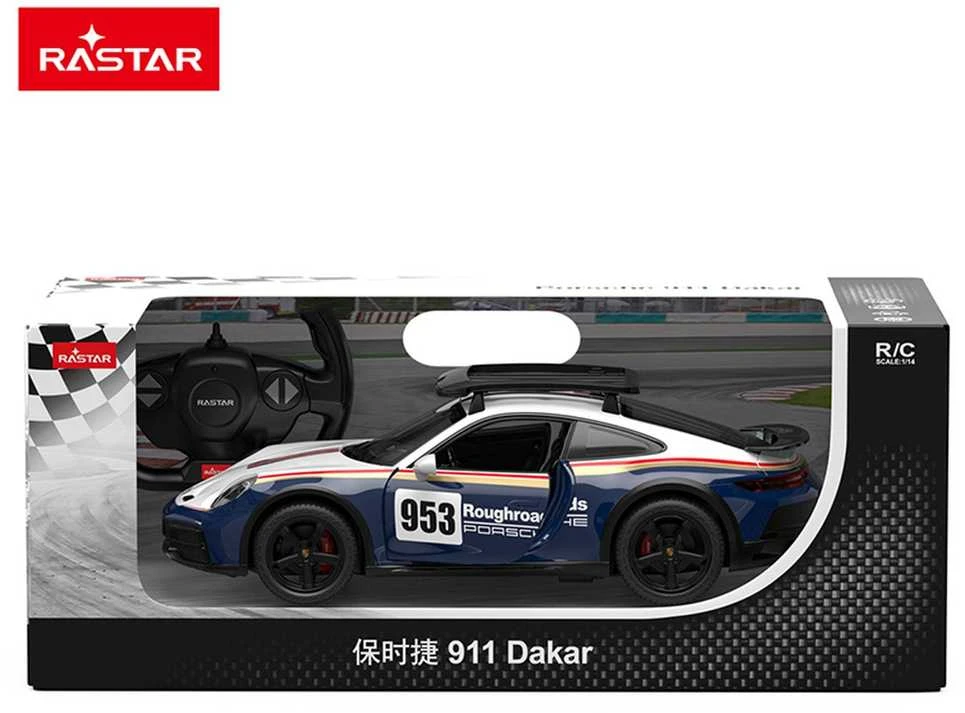 RASTAR R/C 1:14 valdomas automodelis Porsche 911 Dakar Performance, 10131