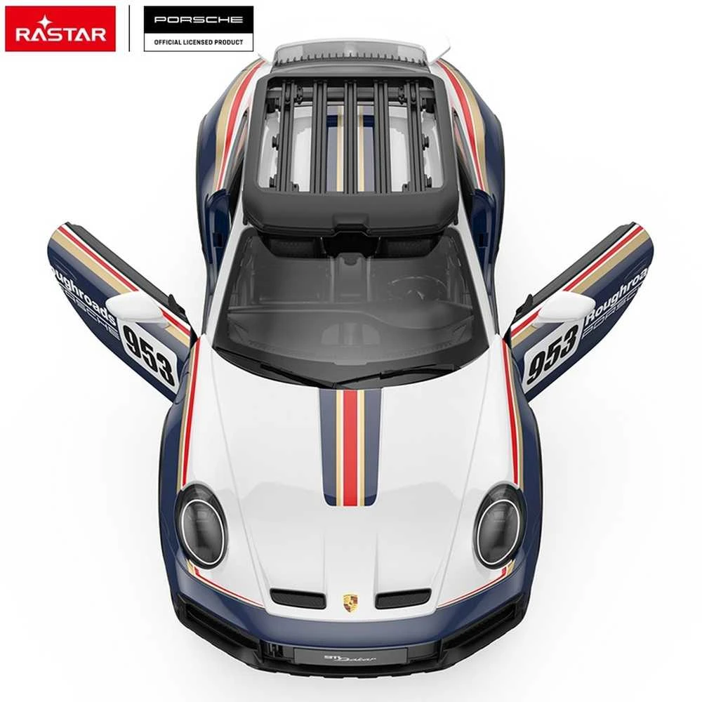 RASTAR R/C 1:14 valdomas automodelis Porsche 911 Dakar Performance, 10131