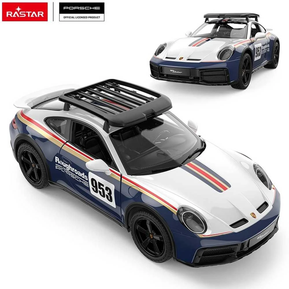RASTAR R/C 1:14 valdomas automodelis Porsche 911 Dakar Performance, 10131