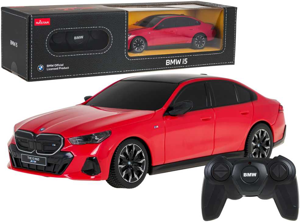 Autko R/C 1:24 BMW i5 Raudona RASTAR