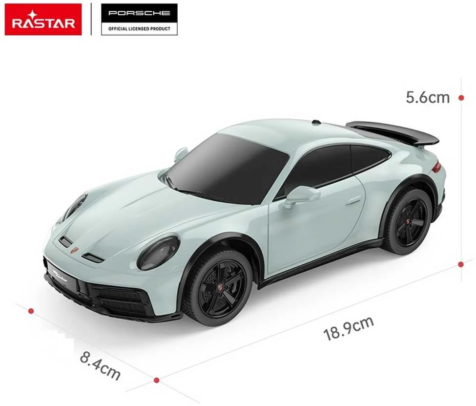 RASTAR R/C 1:24 valdomas automodelis Porsche 911 Dakar, 10140