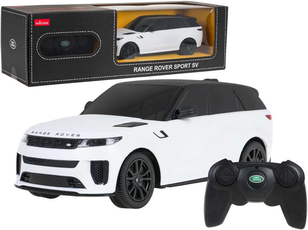 Autko R/C 1:24 Range Rover Sport SV Baltas RASTAR