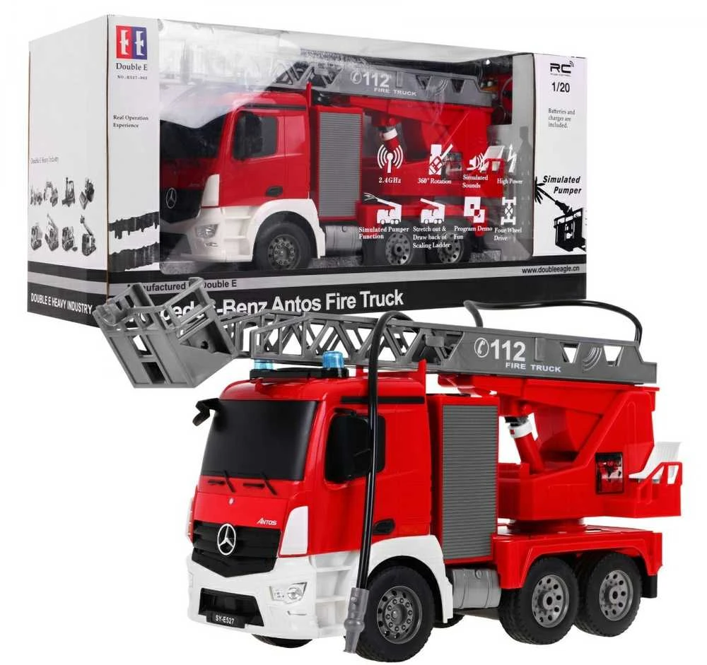 Double Eagle DOUBLEEAGLE 1:20 Mercedes-Benz Antos valdomas gaisrinis automobilis, E527-003