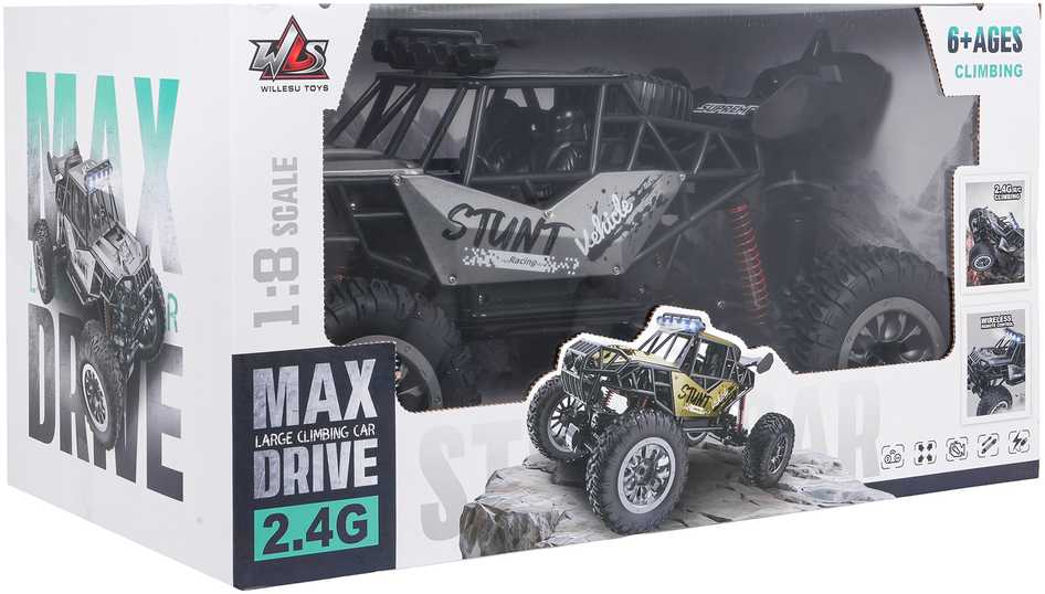 KIK Nuotoliniu būdu valdomas vikšrinis automobilis Crawler STUNT Racing 1:8