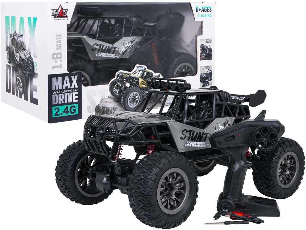 KIK Nuotoliniu būdu valdomas vikšrinis automobilis Crawler STUNT Racing 1:8