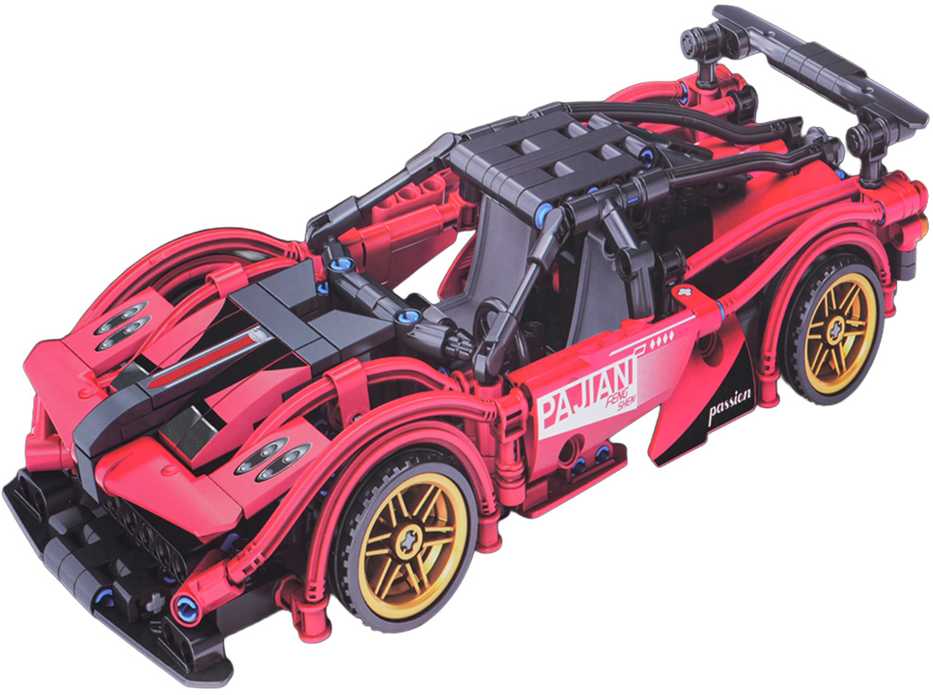 Konstruktorius Sportinis automobilis Raudonas 482 el.