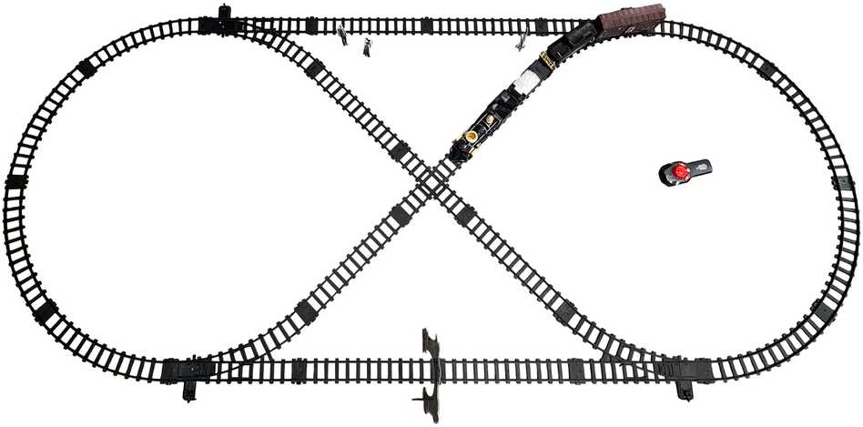 1Deame Žaislinis traukinys Retro 247 cm R/C