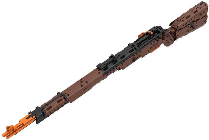 Šautuvo konstravimo rinkinys Mauser 98K 1117 vnt