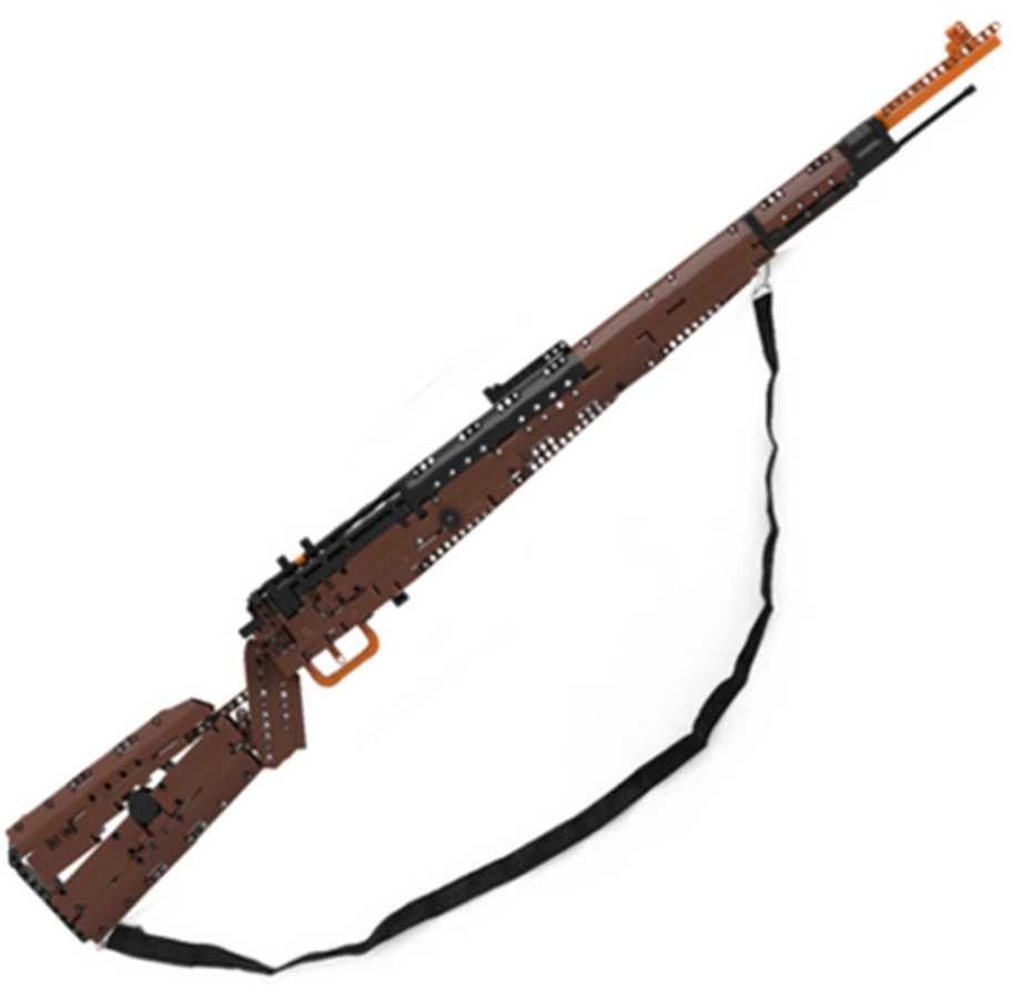 Šautuvo konstravimo rinkinys Mauser 98K 1117 vnt
