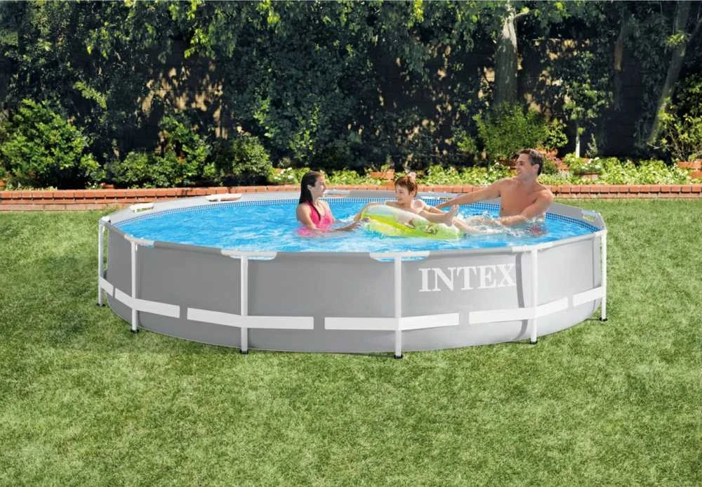 Prizminis rėminis sodo baseinas 366 x 76 cm INTEX 26710
