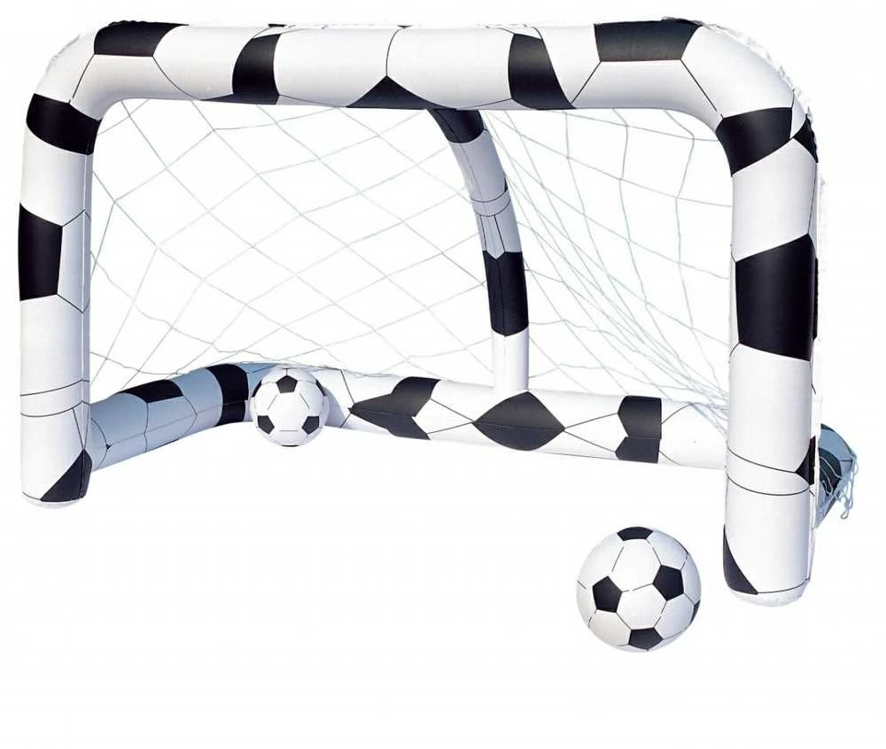 Pripučiami futbolo vartai + Bestway kamuoliai 52058