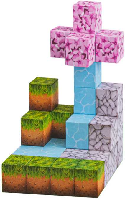 Magnetinių kubelių rinkinys 384 vnt