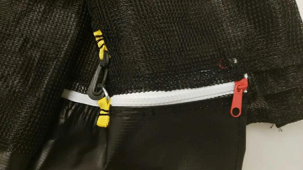 Batuto tinklo užtrauktuko detalė