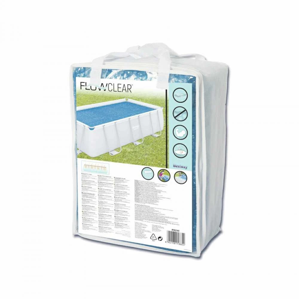 Bestway Vasarinis baseino uždangalas, mėlynas, 380x180cm, PE