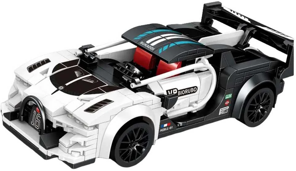 Ramiz Konstruktorius Sportinis automobilis baltas R/C