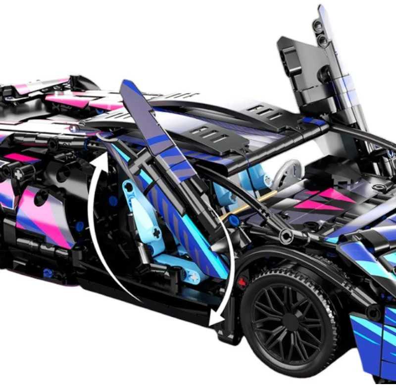 RAMIZ Sportinių automobilių kaladėlės 1280 vnt