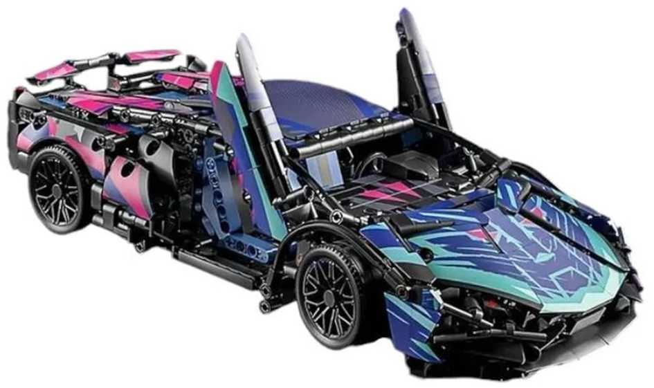 RAMIZ Sportinių automobilių kaladėlės 1280 vnt