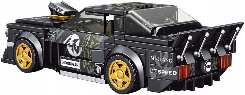 Ramiz Konstruktorius Sportinis automobilis Juodas 414 el.