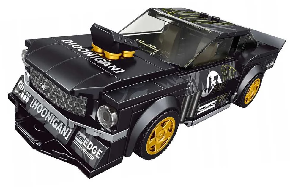 Ramiz Konstruktorius Sportinis automobilis Juodas 414 el.