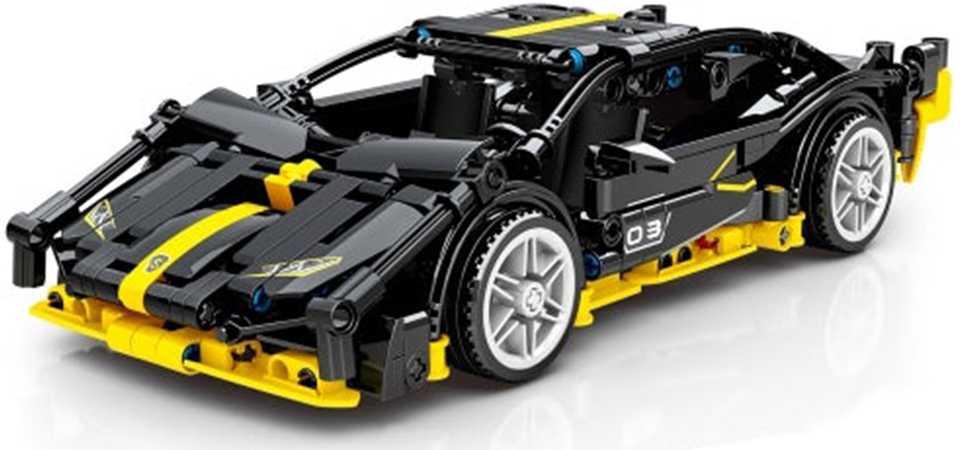 Konstruktorius Sportinis automobilis Juodas 589 el.