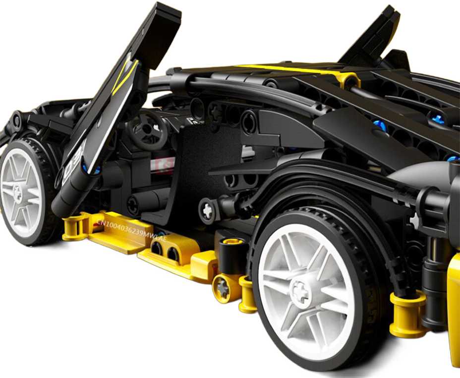 Konstruktorius Sportinis automobilis Juodas 589 el.