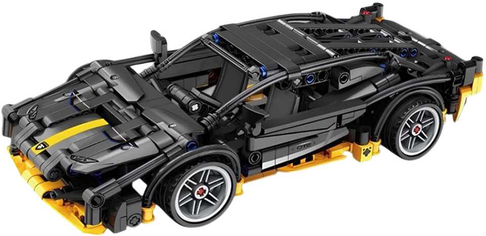Konstruktorius Sportinis automobilis Juodas 589 el.