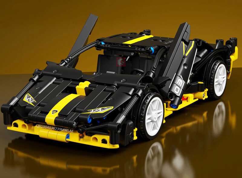 Konstruktorius Sportinis automobilis Juodas 589 el.