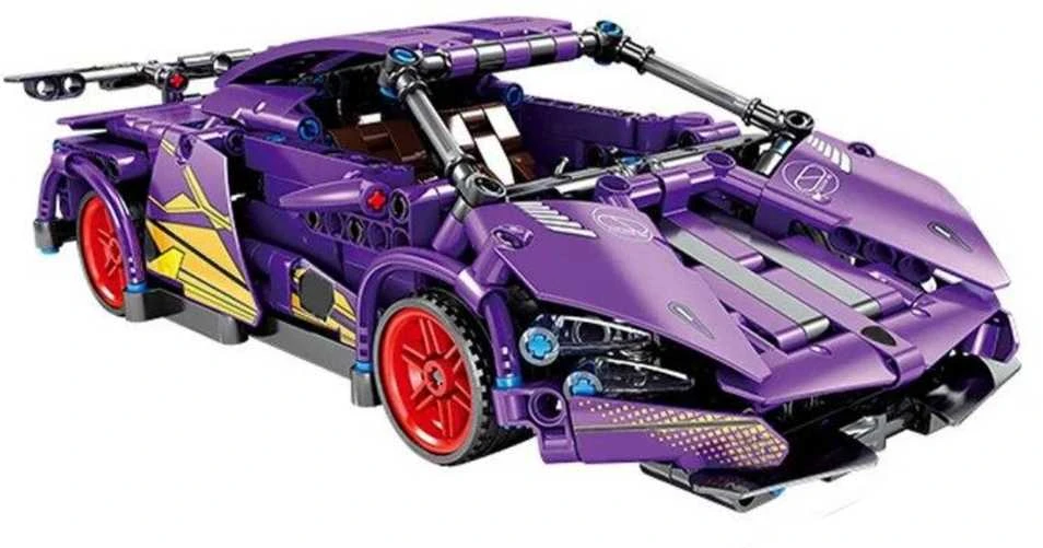 Ramiz Konstruktorius Violetinis sportinis automobilis 470 el.