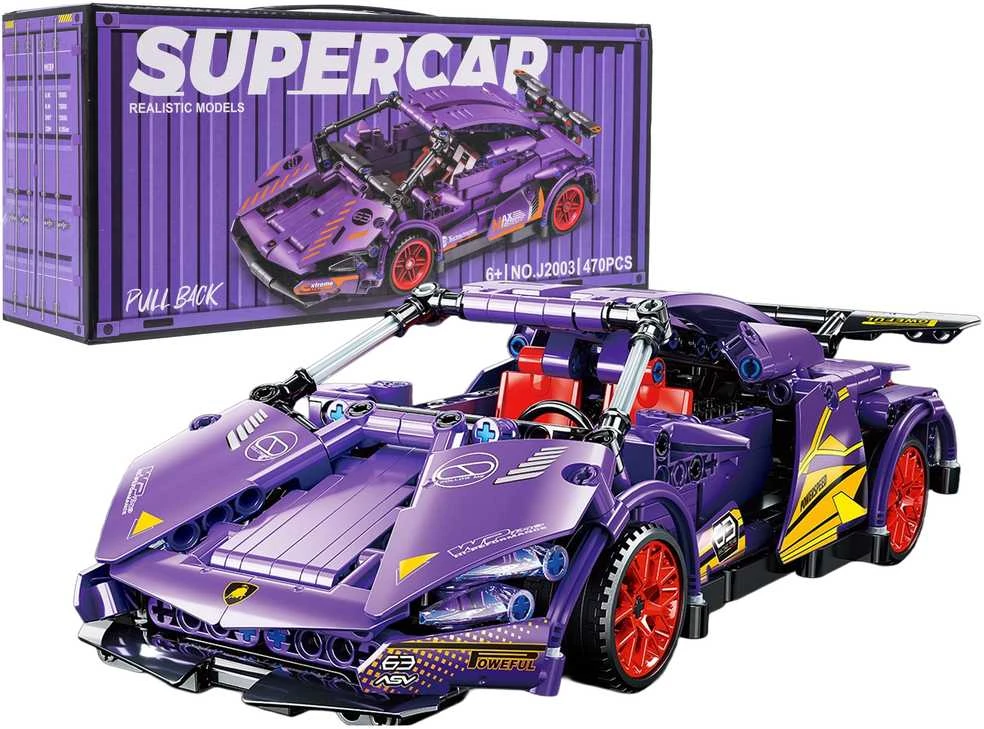 Ramiz Konstruktorius Violetinis sportinis automobilis 470 el.