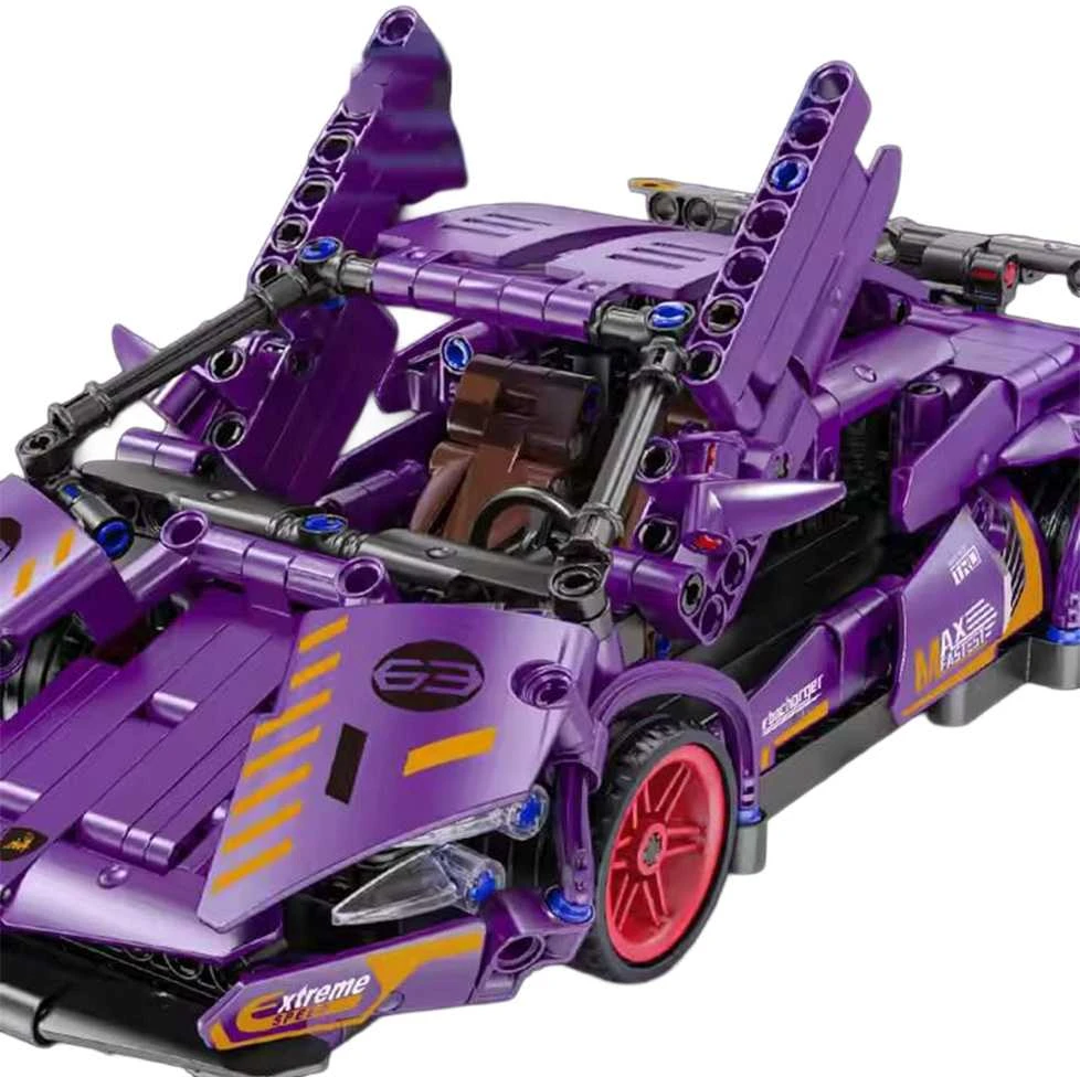 Ramiz Konstruktorius Violetinis sportinis automobilis 470 el.