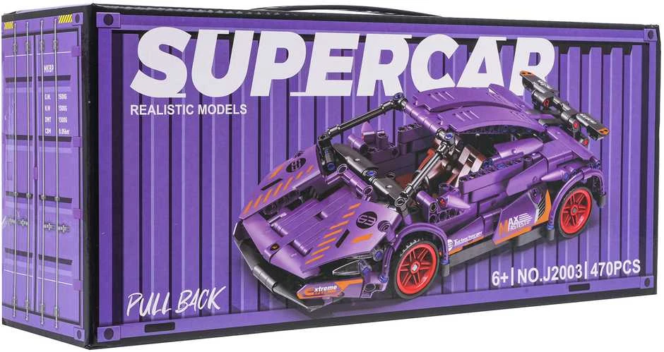 Ramiz Konstruktorius Violetinis sportinis automobilis 470 el.