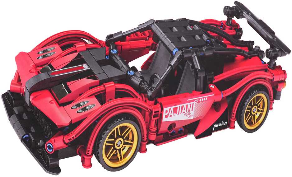 Ramiz Konstruktorius Raudonas sportinis automobilis 482 el.