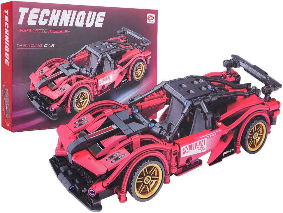 Ramiz Konstruktorius Raudonas sportinis automobilis 482 el.