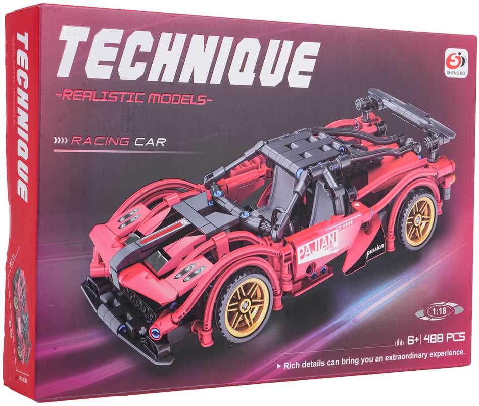 Ramiz Konstruktorius Raudonas sportinis automobilis 482 el.