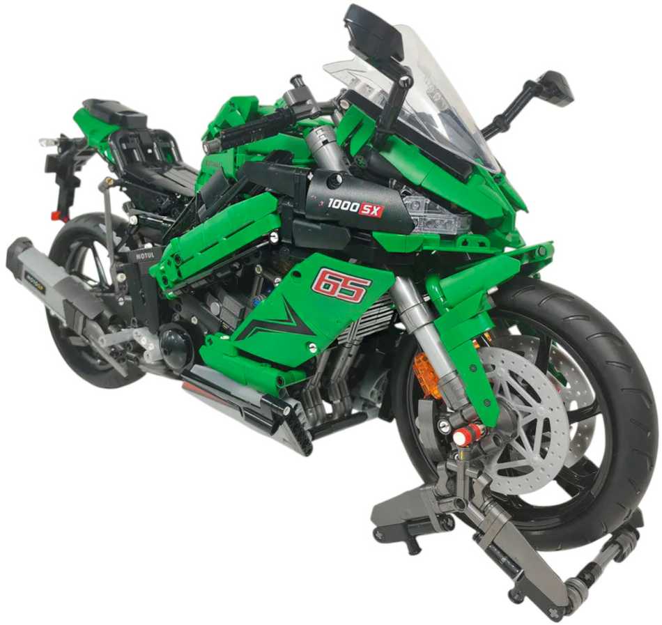 RAMIZ Konstruktorius Sportinis motociklas, 2304 el., Žalias
