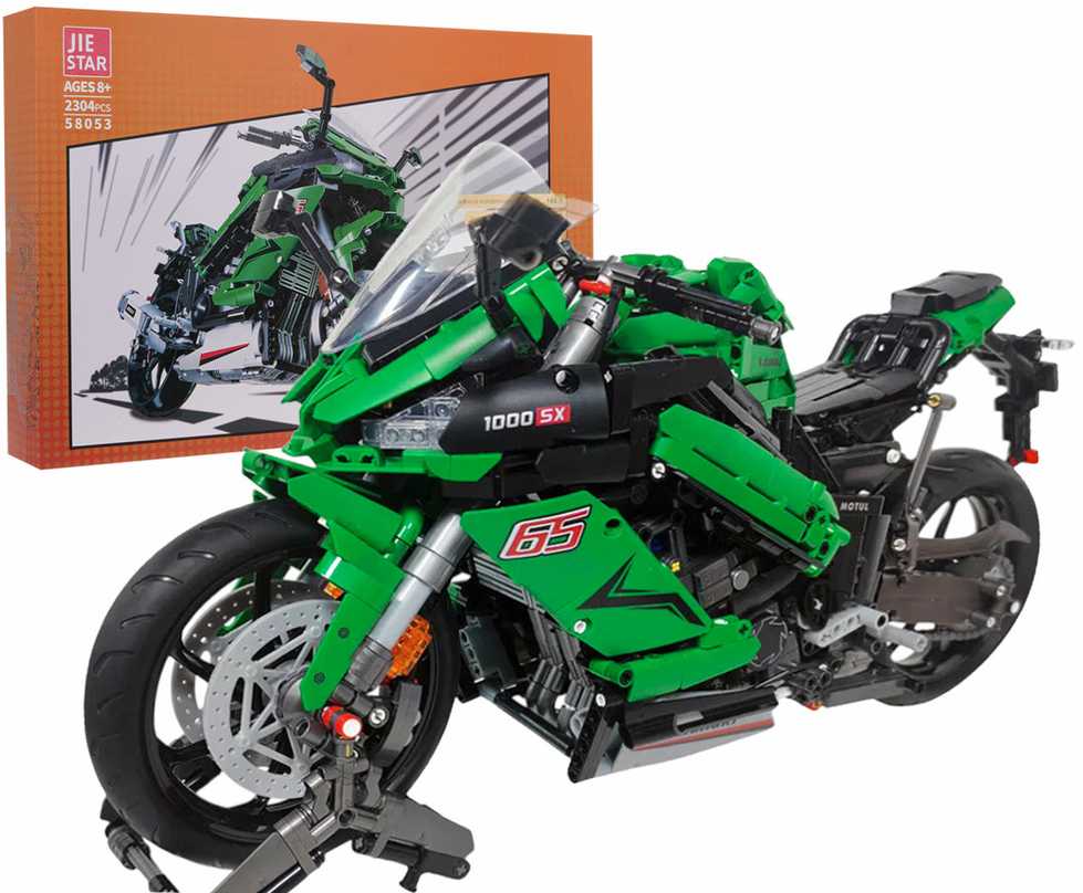 RAMIZ Konstruktorius Sportinis motociklas, 2304 el., Žalias
