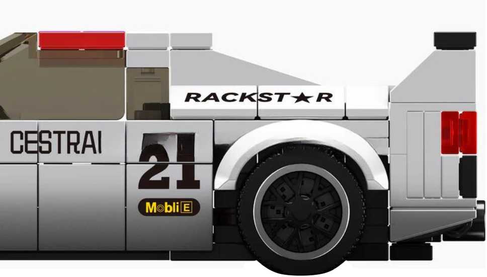 Ramiz Konstruktorius Sportinis automobilis Baltas 411 el.