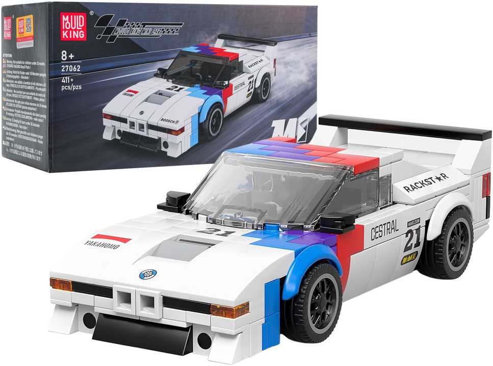 Ramiz Konstruktorius Sportinis automobilis Baltas 411 el.