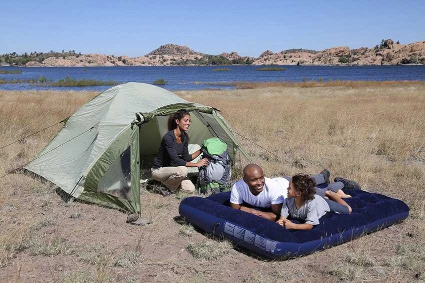 Bestway Air Mattress Queen pripučiamas čiužinys su įmontuota pompa 203x152 67226