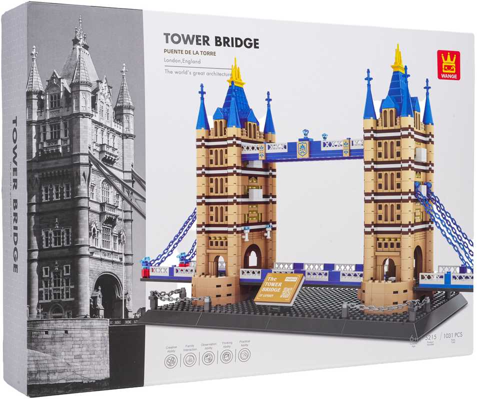 Statybiniai blokai Tower Bridge 1054 vnt