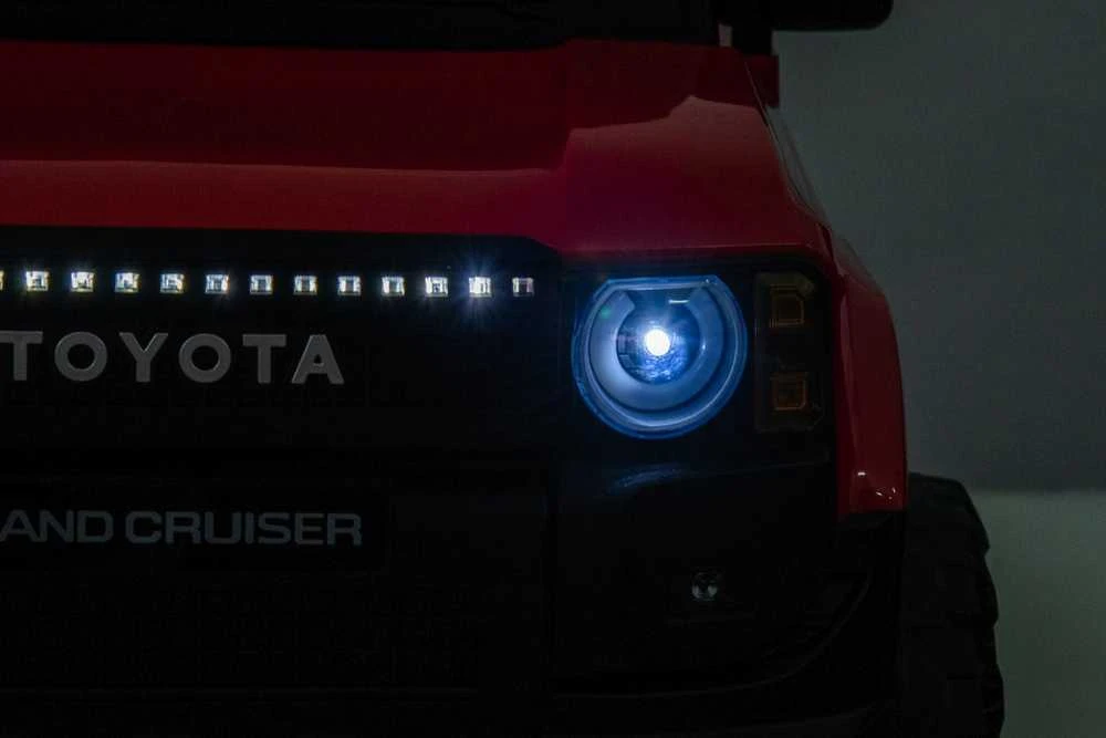 Ramiz Elektromobilis Toyota Land Cruiser PRADO, Raudona