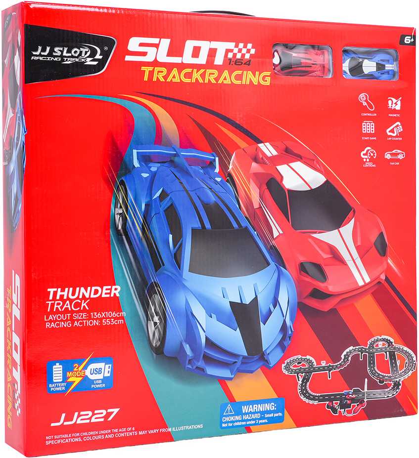 Automobilių lenktynių trasa Track Sport, ilgis 553 cm