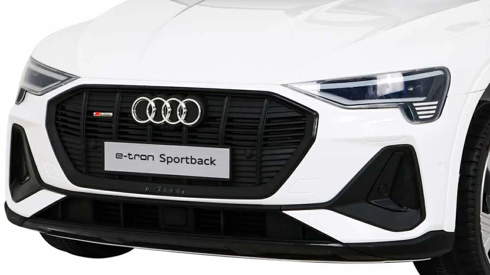 Ramiz Elektromobilis vaikams Audi E- Tron QLS-6688, 4x4, baltas