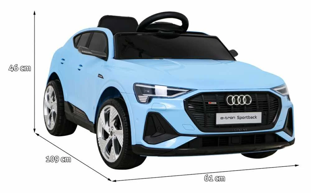 Ramiz Elektromobilis Audi E-Tron Sportback 4x4, Mėlyna