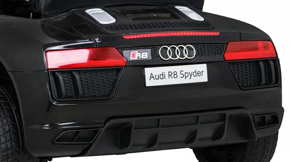 Ramiz Elektrinė mašina vaikams Audi R8 juodos spalvos