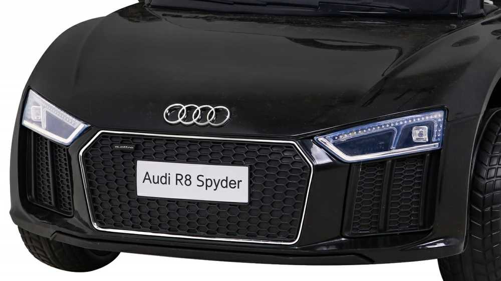 Ramiz Elektrinė mašina vaikams Audi R8 juodos spalvos